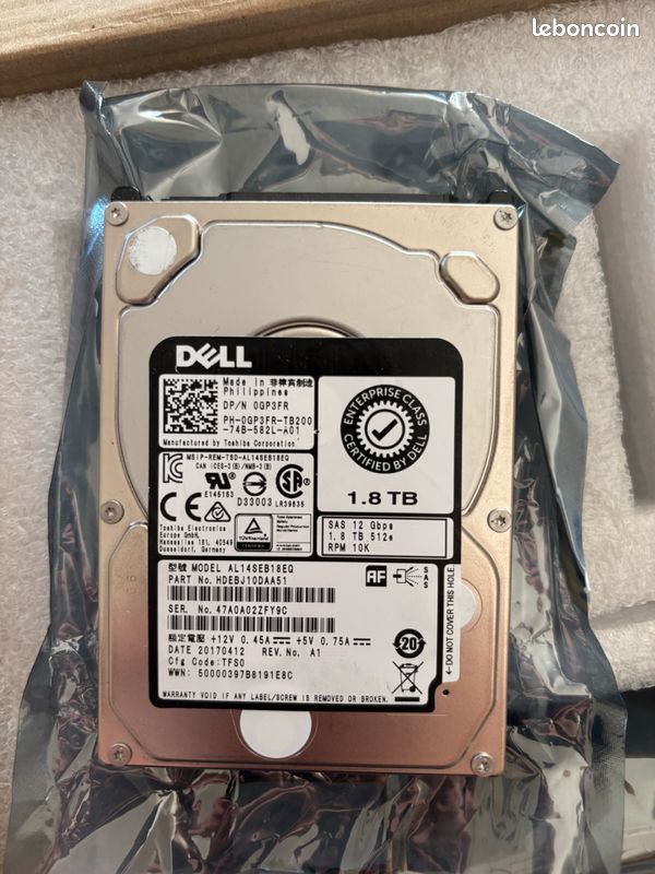DELL R620 et disques 1,8To (image 3)