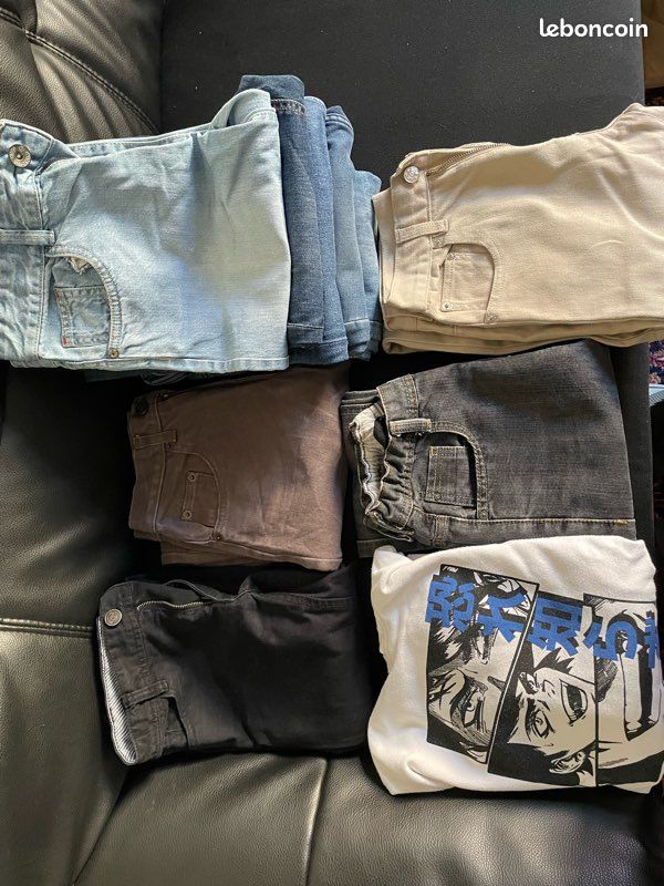 Lot pantalons garçon 12 ans (image 1)