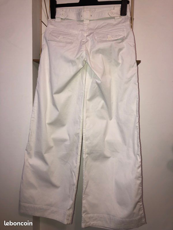 Pantalon blanc Pepe Jeans (image 1)