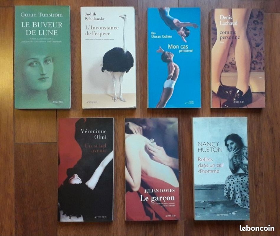 6 romans neufs éditions Actes Sud (image 1)