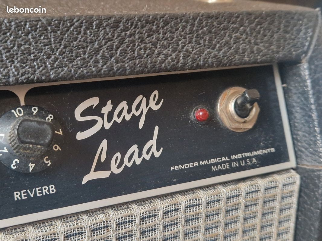 Rare Fender Stage Lead 100w / 1983-84 / Superbe clean & reverb / Footswitch d'origine inclus (image 2)