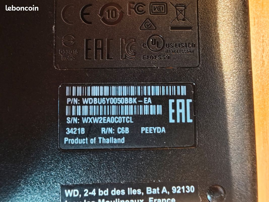 Disque Dur Western Digital WD3200BEVT 320GB 5,4K 8MB SATA II 2.5 » – Donnez une 2e vie