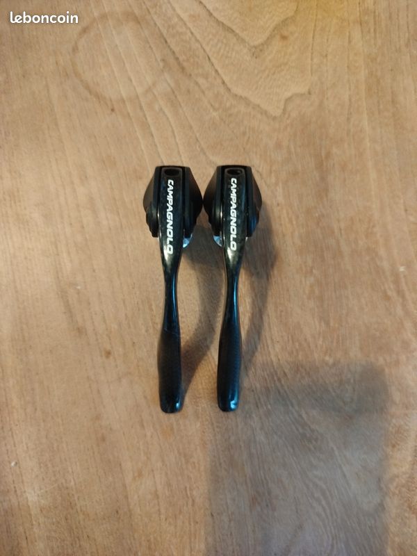 Cache-leviers Campagnolo EC-RE600 Noir – Compatible 9/10 Vitesses (1999–2008)
