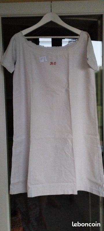 Chemise de nuit - linge ancien (image 2)