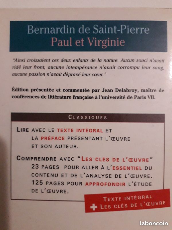 Livre - BERNARDIN DE SAINT-PIERRE - Paul et Virginie (image 3)