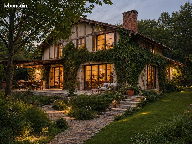 Laurède -Charme et authenticité – Ancienne maison à rénover sur terrain de 565 m²
