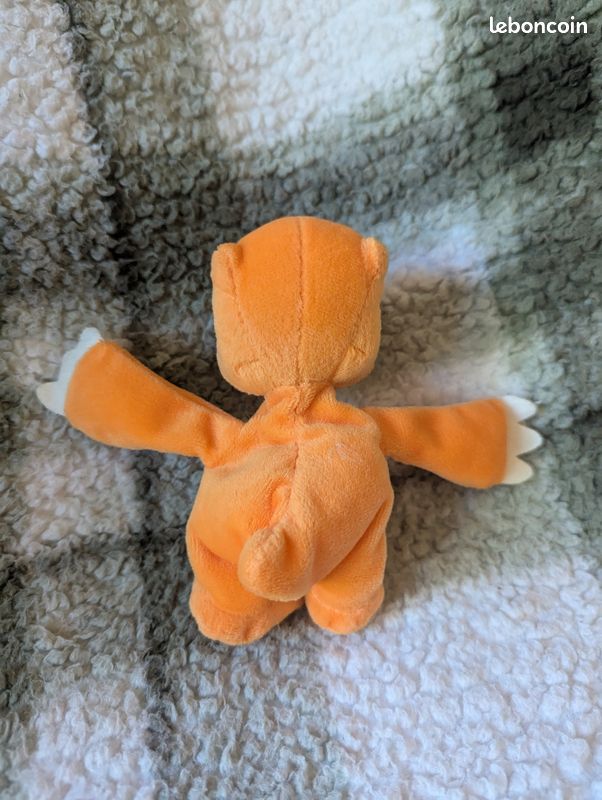 peluche vintage digimon agumon orange dinosaure green plush Ancien Old Adventure