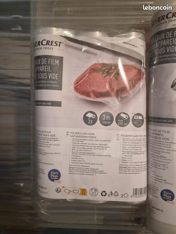 Appareil de mise sous vide + recharge rouleaux (image 2)