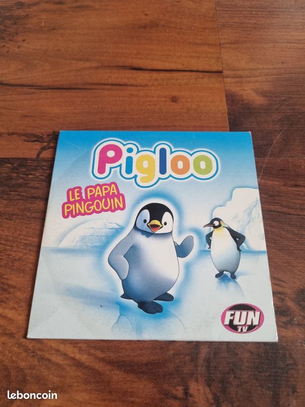 CD 2 titres: Pigloo - Le papa pingouin (image 1)
