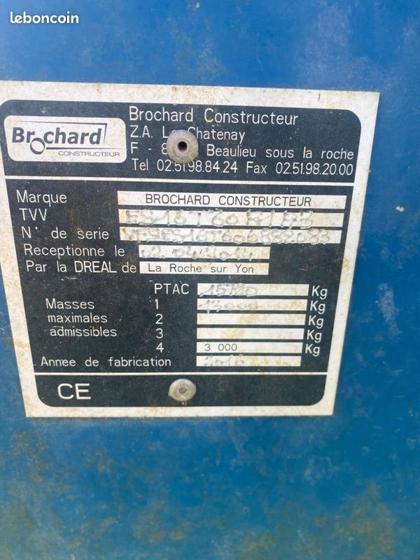 Brochard ES 16 T TABLE D'EPANDAGE (image 10)