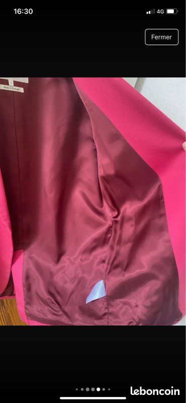 Blazer fushia ba&sh (image 5)