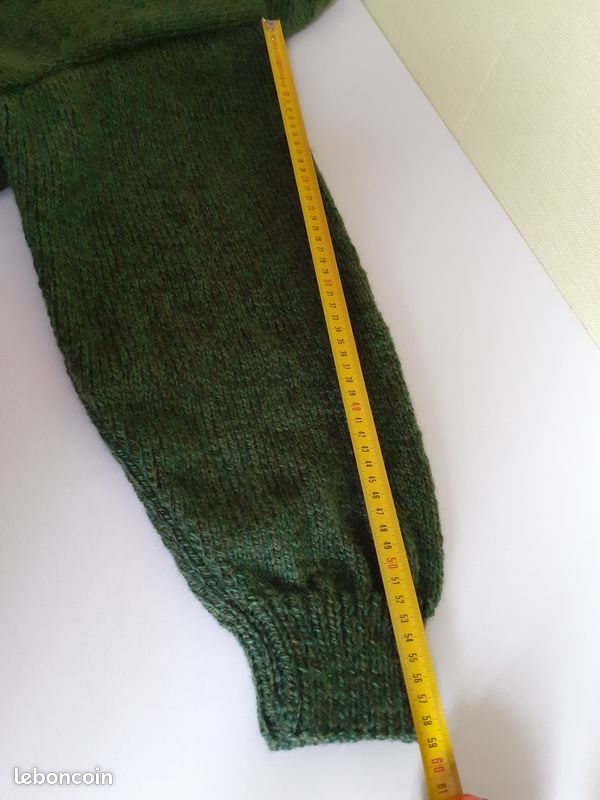 Pull femme vert foncé neuf (image 5)