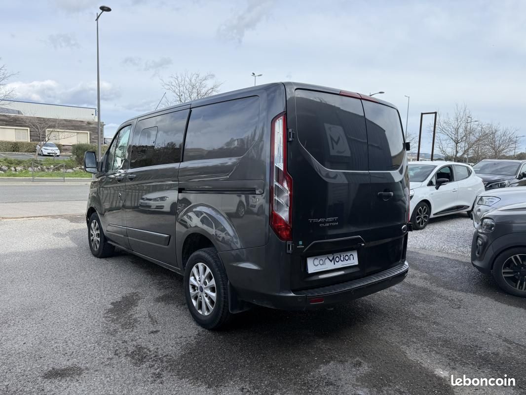 Ford Transit Custom 2.0 TDCI 130CH L1 H1 / CABINE APPROFONDI TVA NON RÉCUPÉRABLE (image 5)