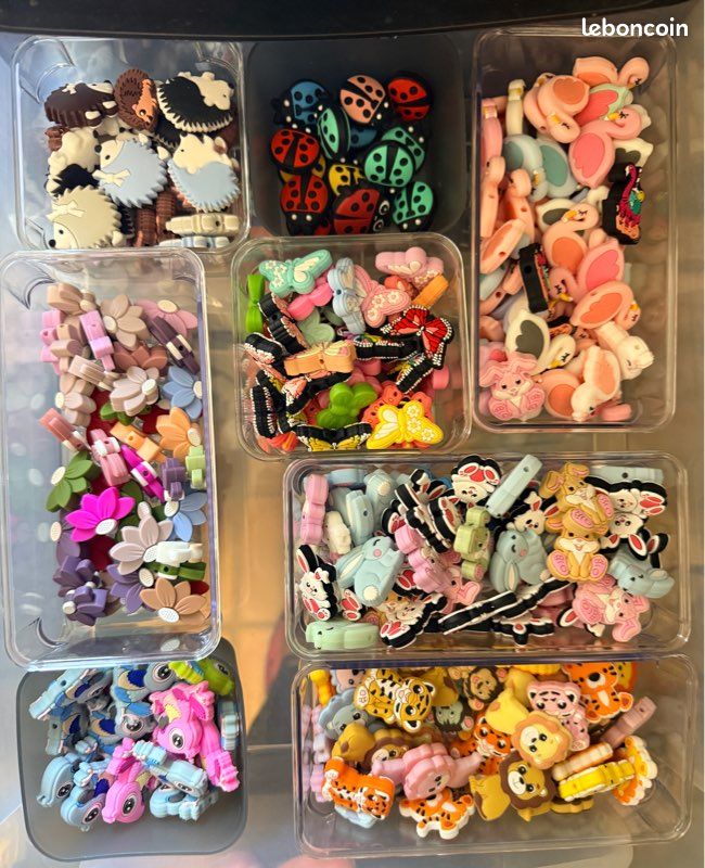 20 pièces Perles acryliques en forme de grains de café pour ... - Shein
