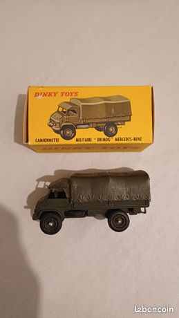 Dinky Toys France N°821 Camionnette Militaire Unimog Mercedes, Vert, Jamais Joué En Boîte