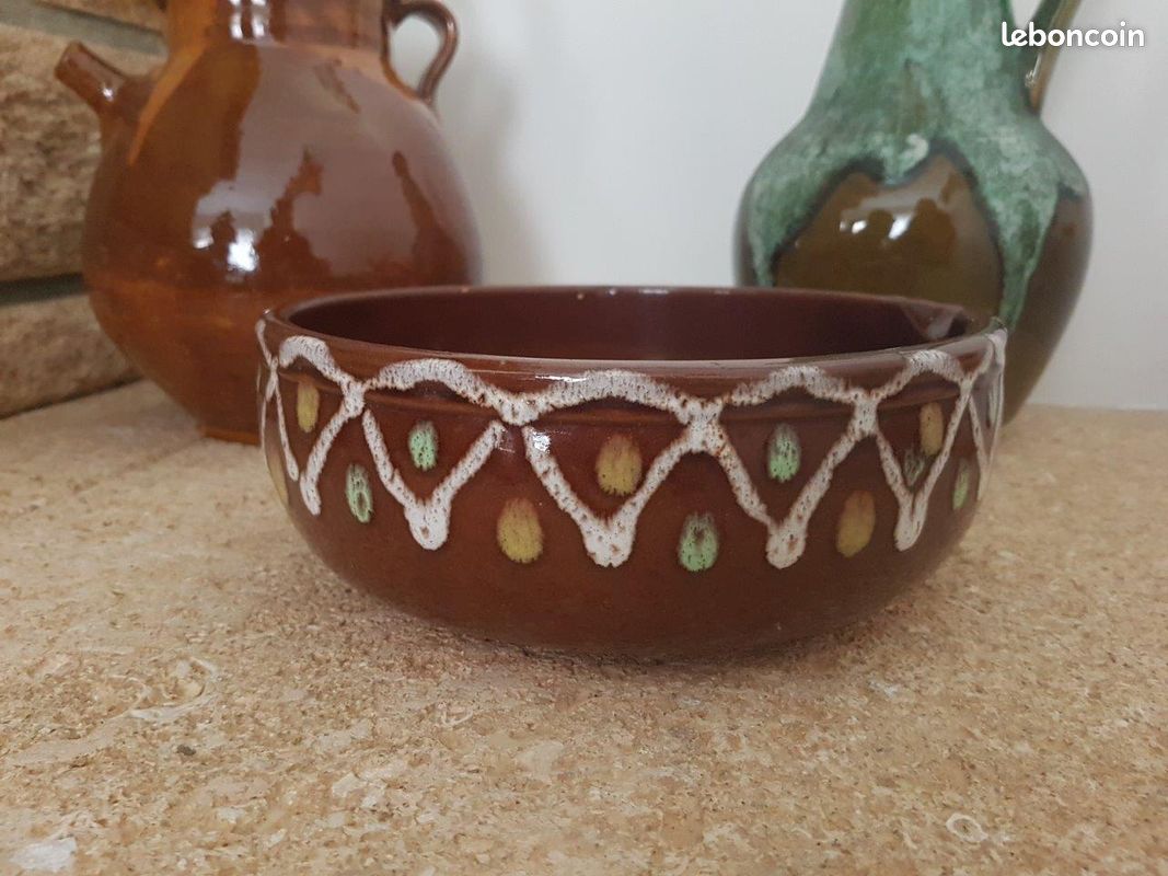 ANCIENNE COCOTTE TERRE CUITE DIABLE POT COUVERT ART POPULAIRE DECO Cheminee D Imgx1200 7168