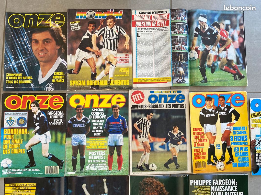 Vignette Panini N°203 TIGANA - Girondins Bordeaux - Super Calcio 1985-1986 - Édition Italienne