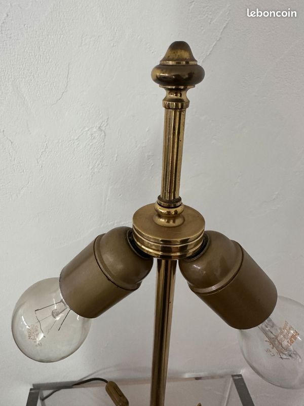 Lampe laiton attribuée à Maison Charles (image 3)