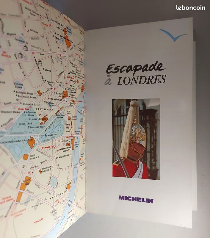 Livre Escapade à Londres 128 pages Michelin très bon état (image 4)