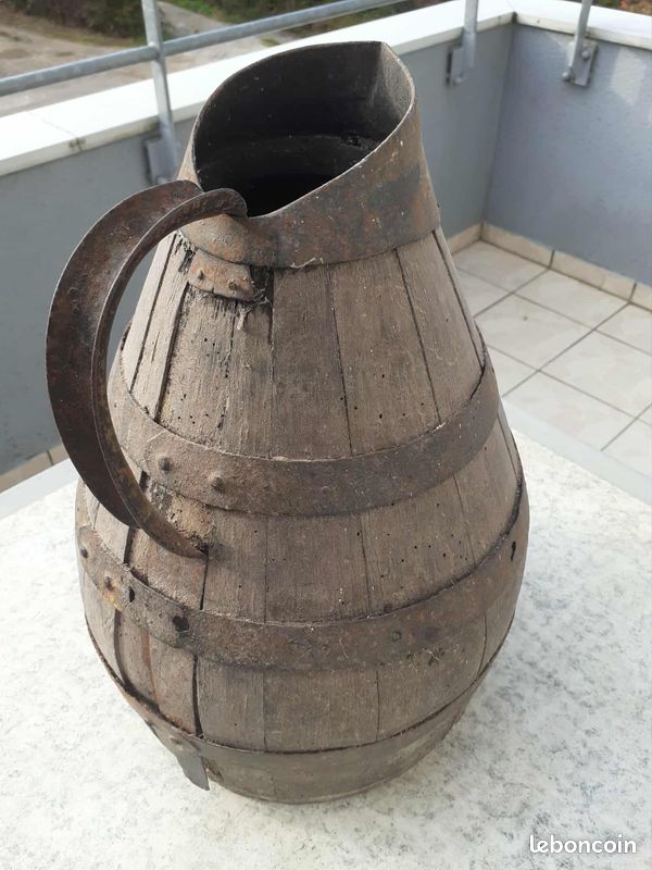 Cruche Broc a cidre ancien grand modèle (image 4)