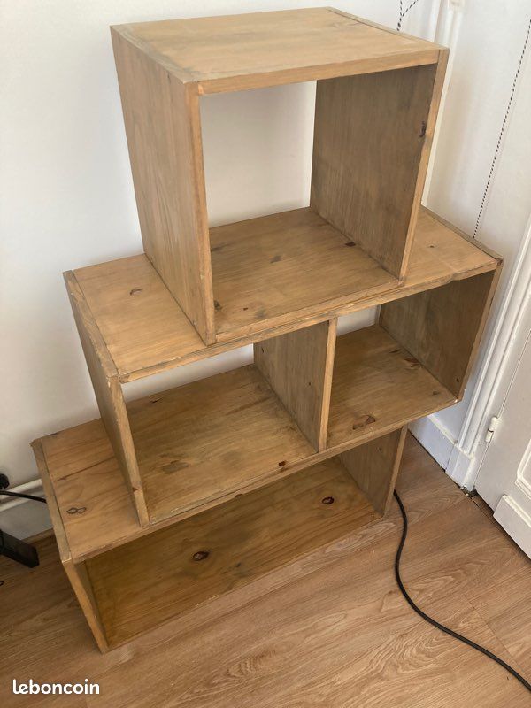 Lot de cubes de rangement bois (image 3)