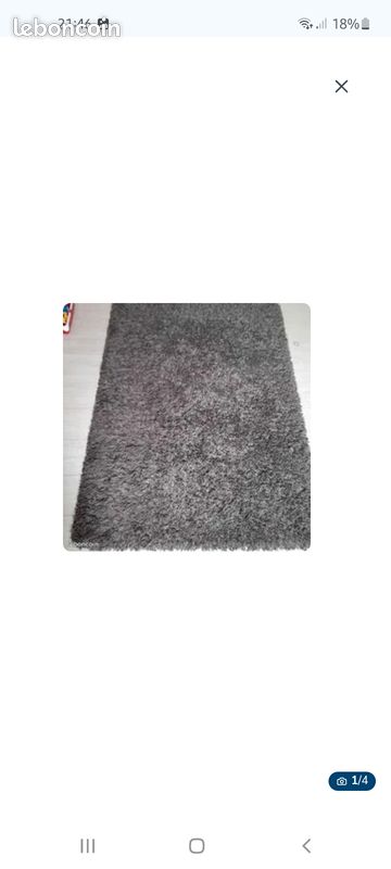 Tapis shaggy 120 x 170 cm (image 1)