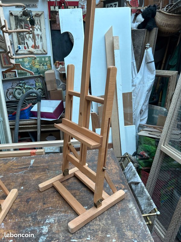 Chevalet bois à poser sur table hauteur 113 cm maxi (image 2)