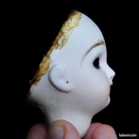 Tête de poupée ancienne JUMEAU reproduction 9cm