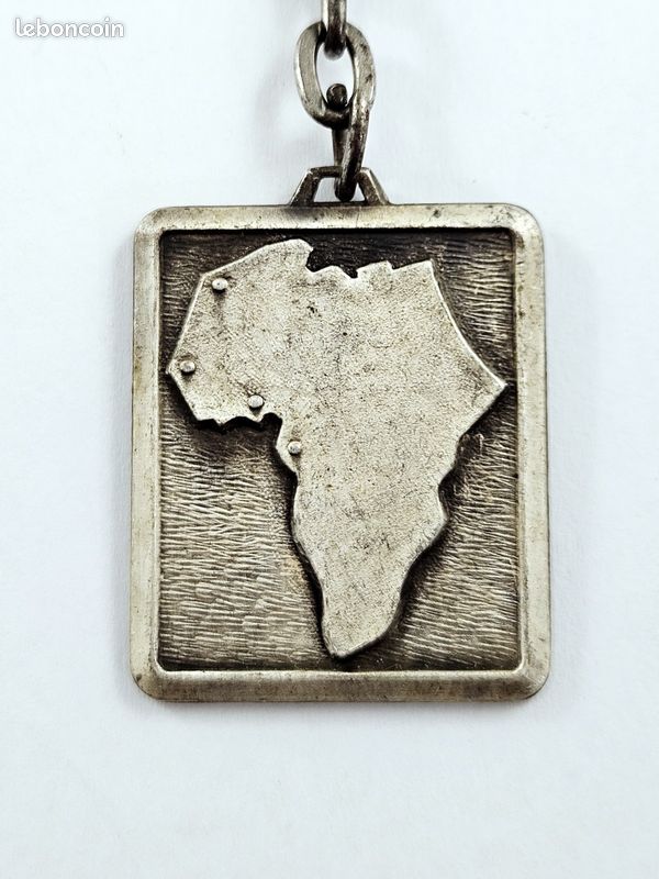 Porte-clés Brodé Patch Drapeau Afro-américain Panafricain - Neuf Avec étiquettes