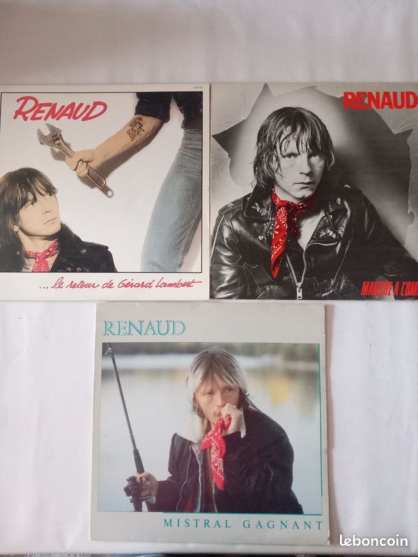 Lot de 7 vinyle 33 tours de Renaud (image 3)