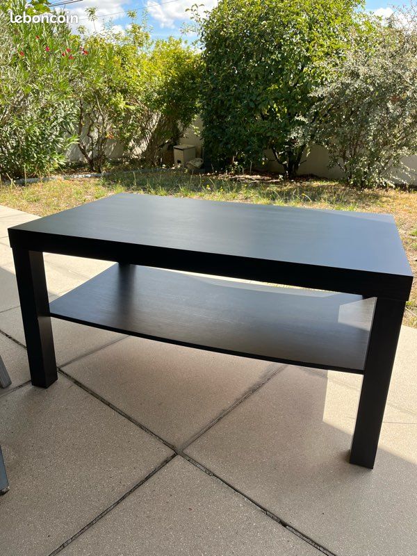 Table LACK IKEA noire (image 1)