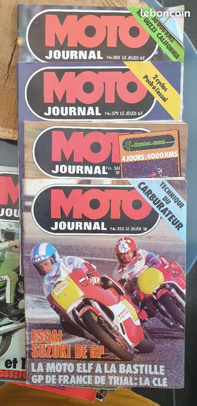 Lot de 11 moto journal (image 1)