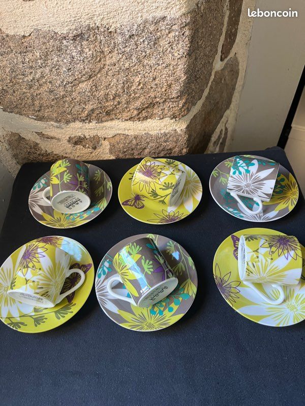 Lot de 6 tasses à café Maison du Monde Neuf (image 8)