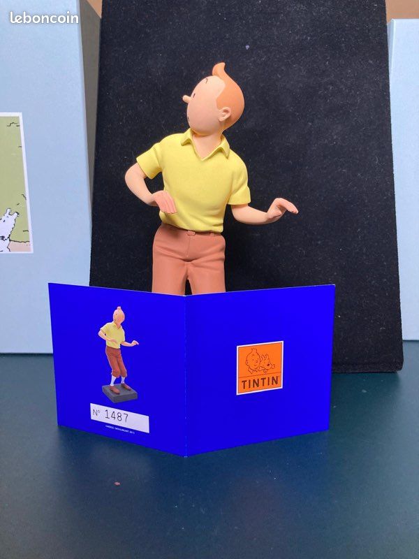 Figurine François de Haddoque Les Aventures Tintin Résine Boîte & Certificat - Collection