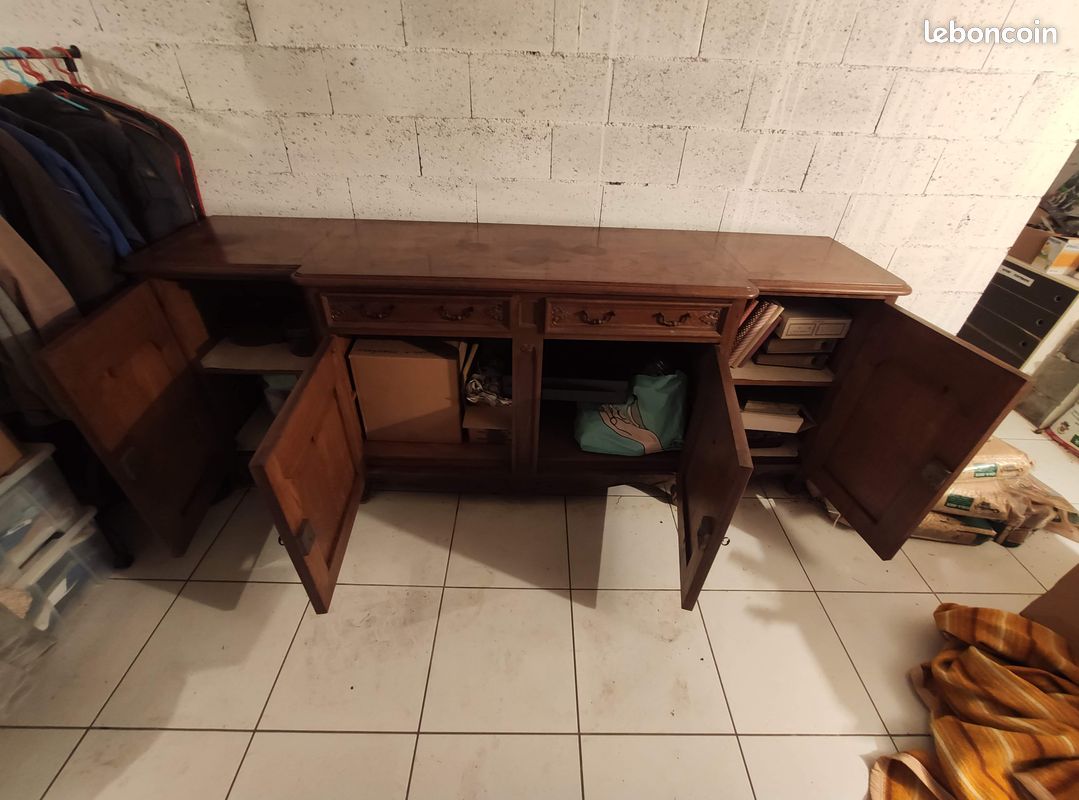 Ancien Buffet Enfilade en Bois massif (image 9)