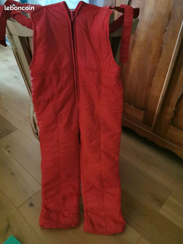 Salopette de ski rouge (image 2)
