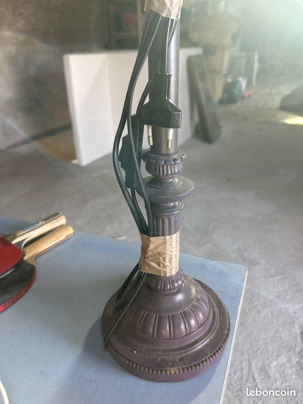 Pied de lampe 55cm en métal peint (image 3)