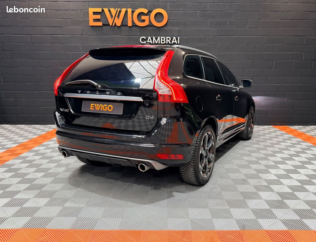 Volvo xc60 d4 190ch xenium + pack r-design-historique volvo-toit ouvrant-régulateur adaptatif-sièges elec (image 3)