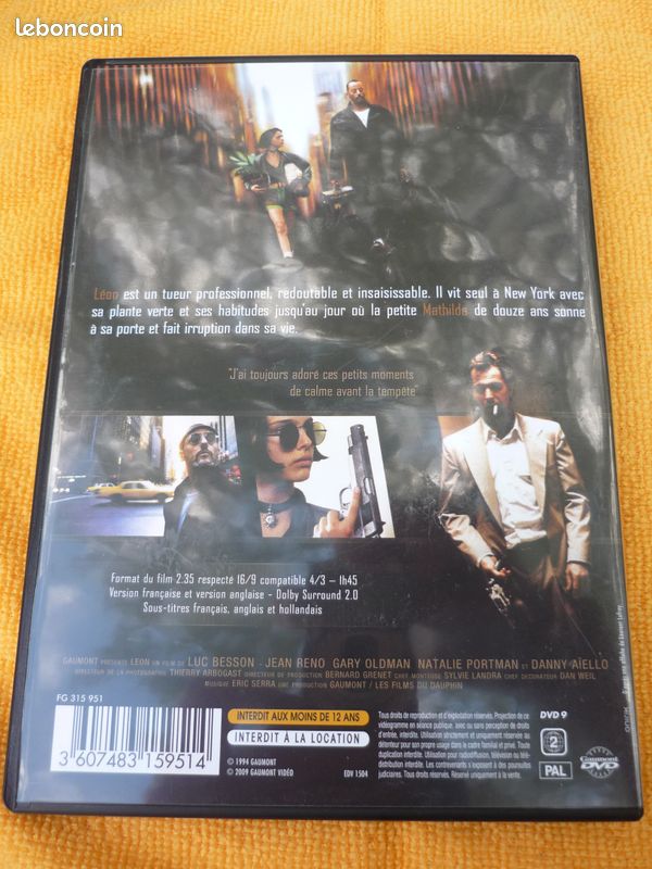 DVD LEON de Luc Besson (image 3)