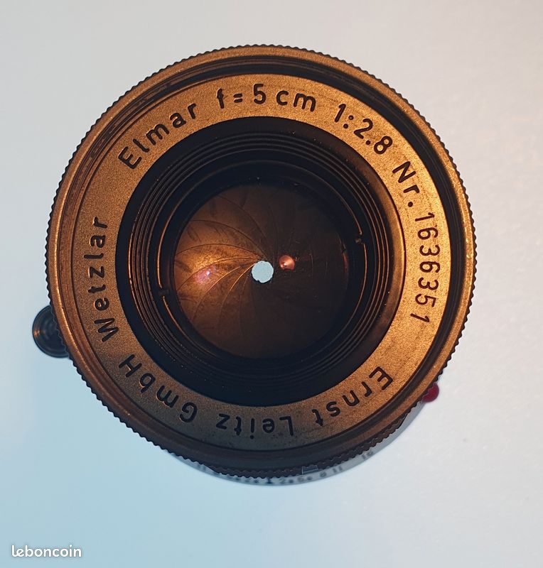 Objectif Leica Elmar 50 Mm F/3,5 – Monture M39 – Occasion