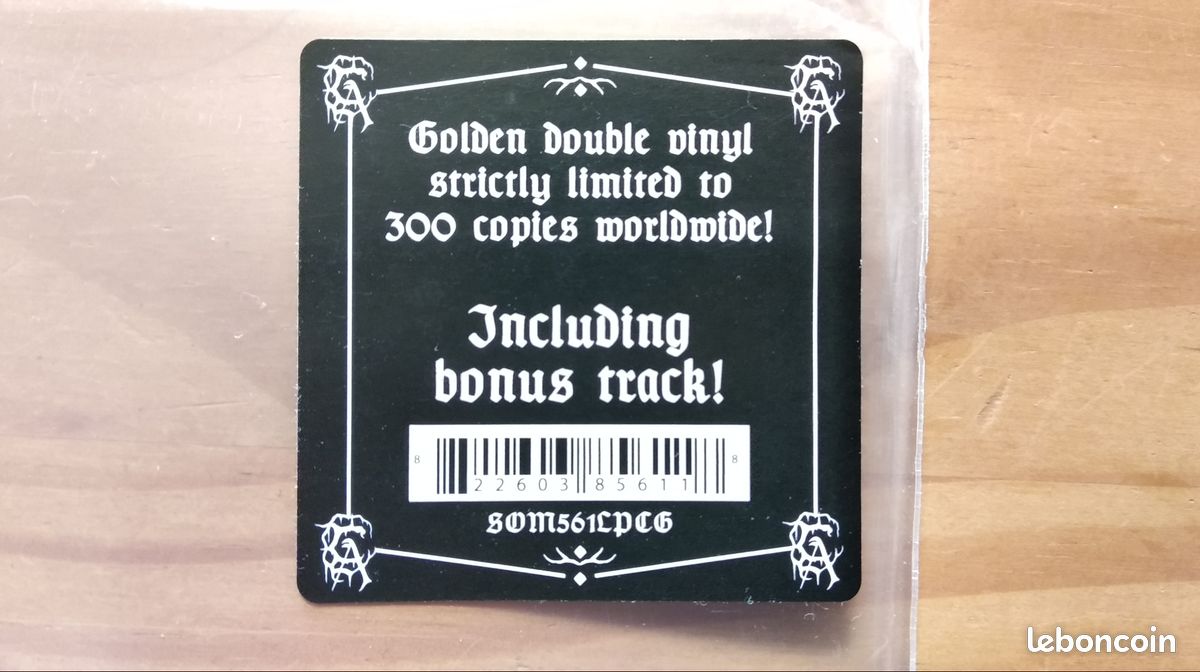 CARACH ANGREN - 2020 - Franckensteina Strataemontanus - 2LP 12'' - Gold (image 2)