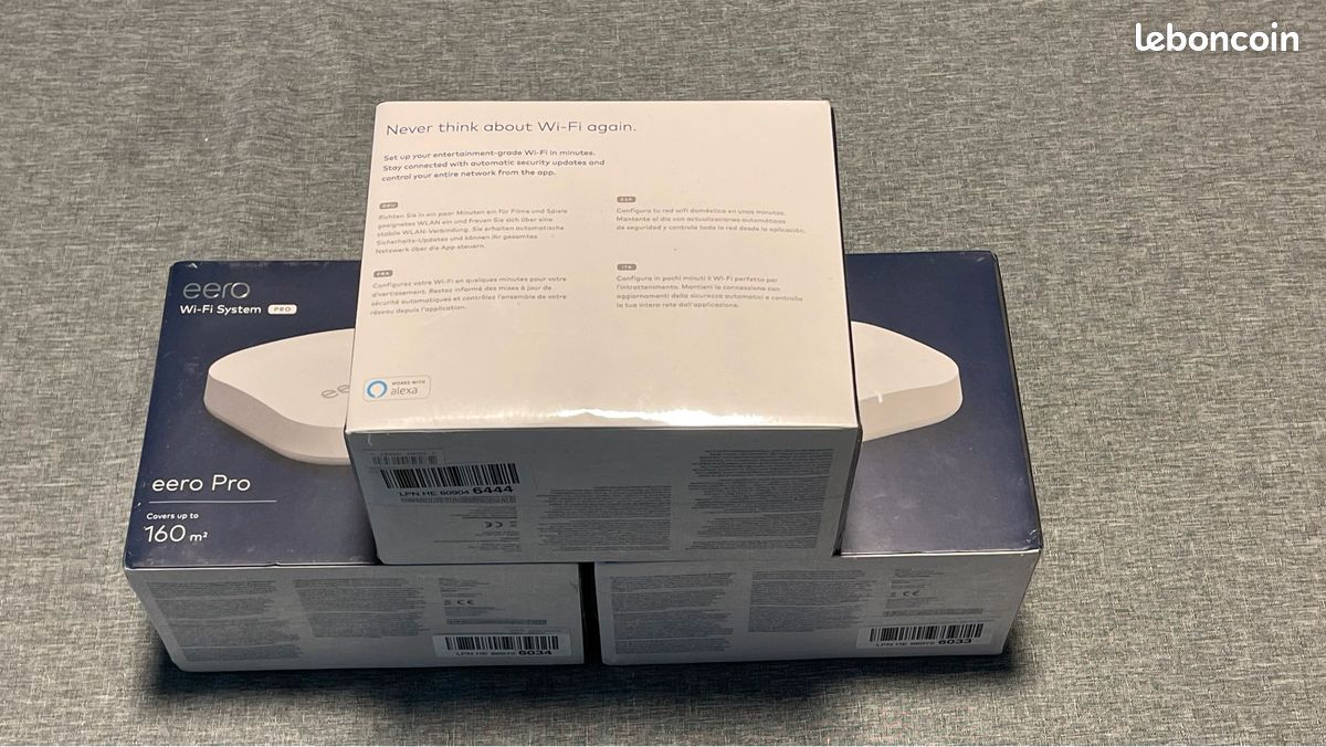 3 Routeur/répéteur Wi-Fi maillé (mesh) Amazon eero Pro - Neuf sous blister (image 2)