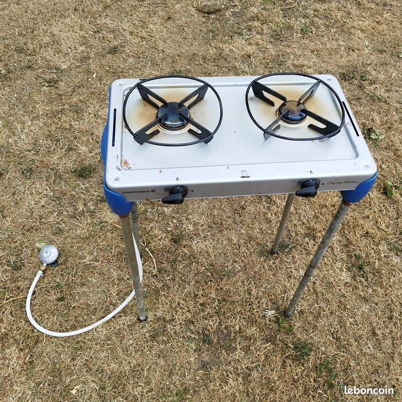 Gaz de camping + plancha /grill (image 6)