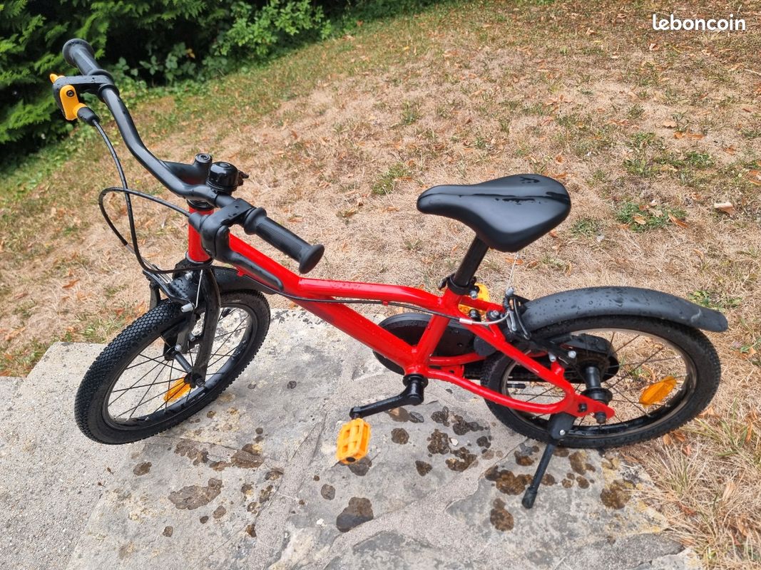 Velo enfant Decathlon discover 500 rouge 16 pouces (image 3)