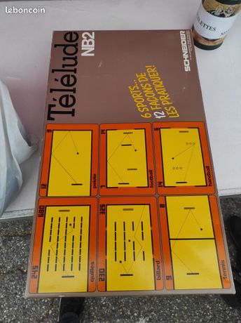 Console Schneider Télélude NB2 - 1978 - Jeu Vidéo 1ère Génération Style Pong - Occasion