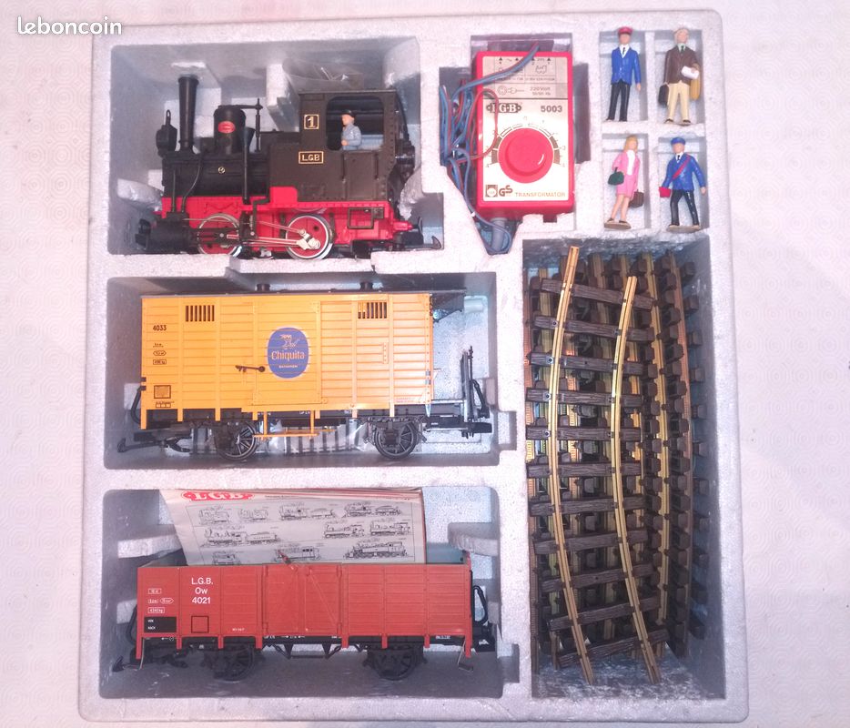 LGB G - Voie Ferrée Pour Trains Miniatures  10  - 10 Rails Droits Longueur Environ 1020 Mm