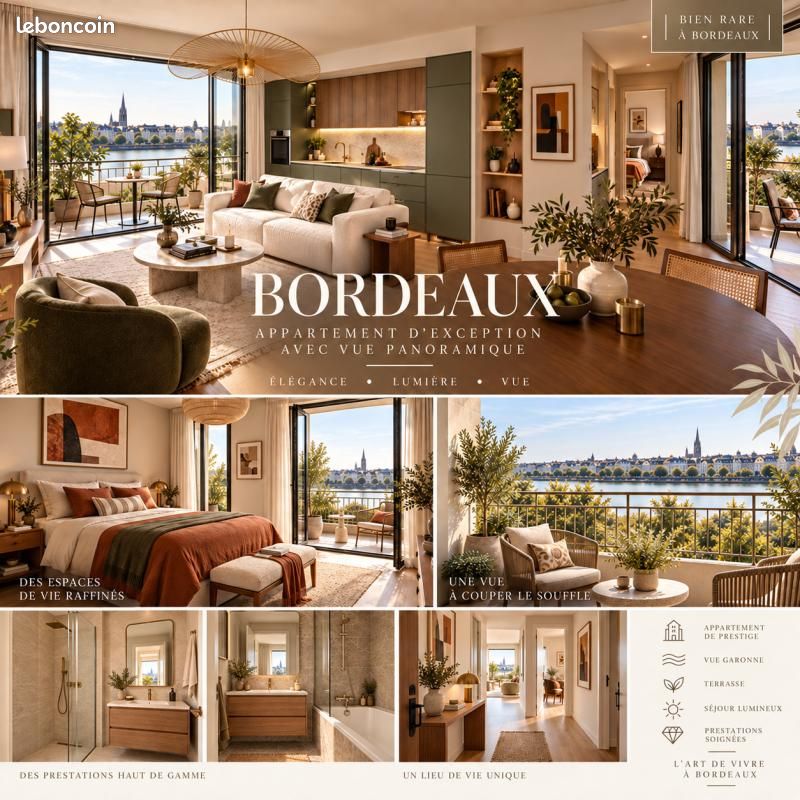Appartement 4 pièces 90 m² · à Bordeaux · 90 m² · 524 000 €