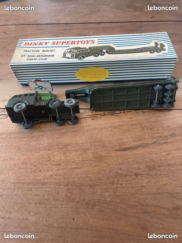 Dinky Toys Supertoys France Berliet « Porte Char » réf : 890 🇫🇷 (image 5)