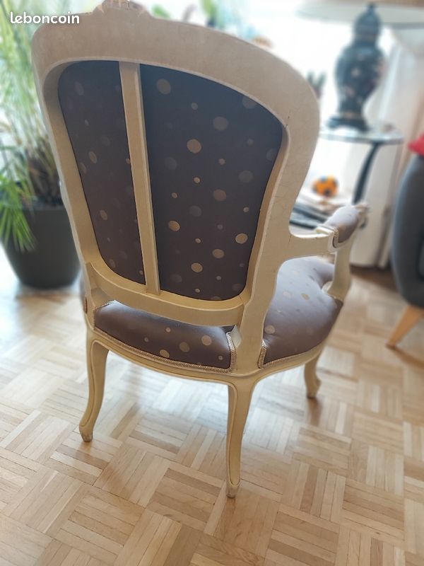 Fauteuil style louis 15 / louis XV (image 3)