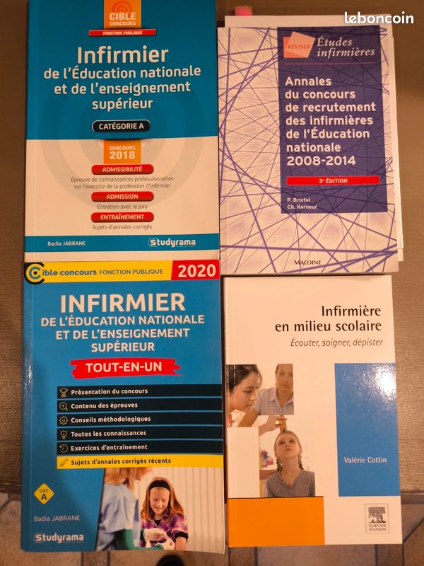 Lot livre infirmier éducation nationale (image 1)